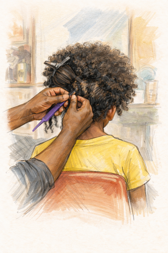 Unterst&uuml;tzung f&uuml;r Pflege und Frisur von Afrohaaren f&uuml;r Kinder aus Wohngruppe gesucht